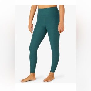 Beyond Yoga Spacedye leggings Deep Sea Heather NWT Large